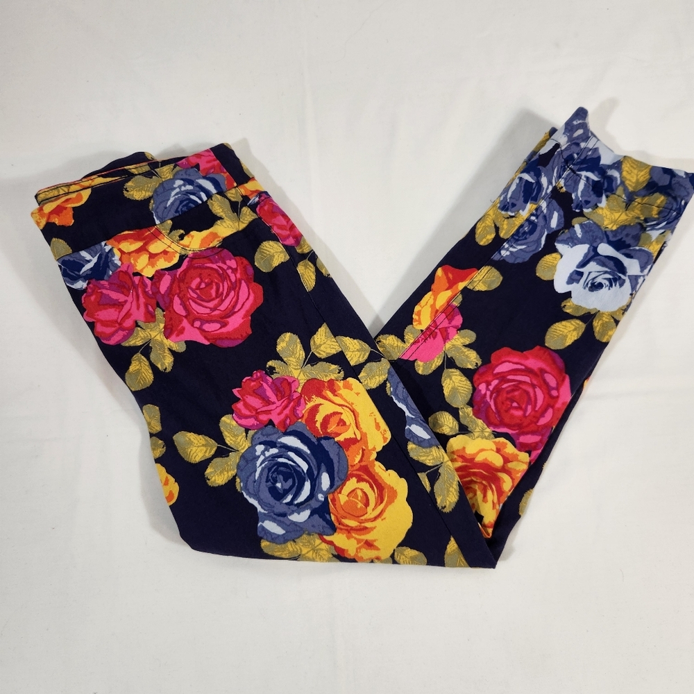 Soft Surroundings Floral Jean Jeggings
